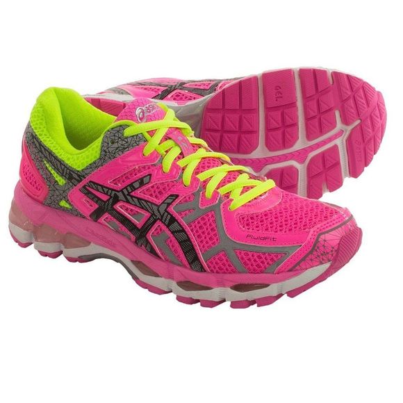 RARE ! NEW Asics GEL Kayano 21 Running Shoes Womens 8 US MEDIUM 39 EUR Pink - Picture 2 of 9